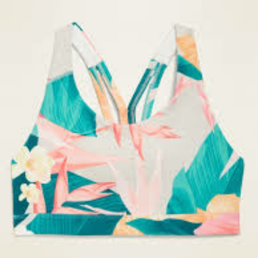 Old Navy floral sports bra